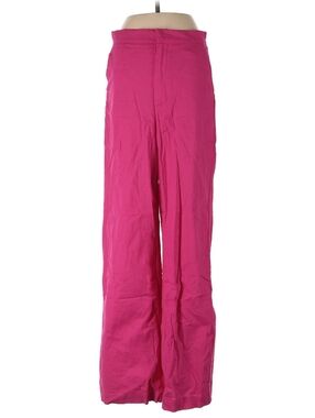 Hello Molly Cotton Casual Pants Hot Pink Wide Leg Size AU 8 / US 4
